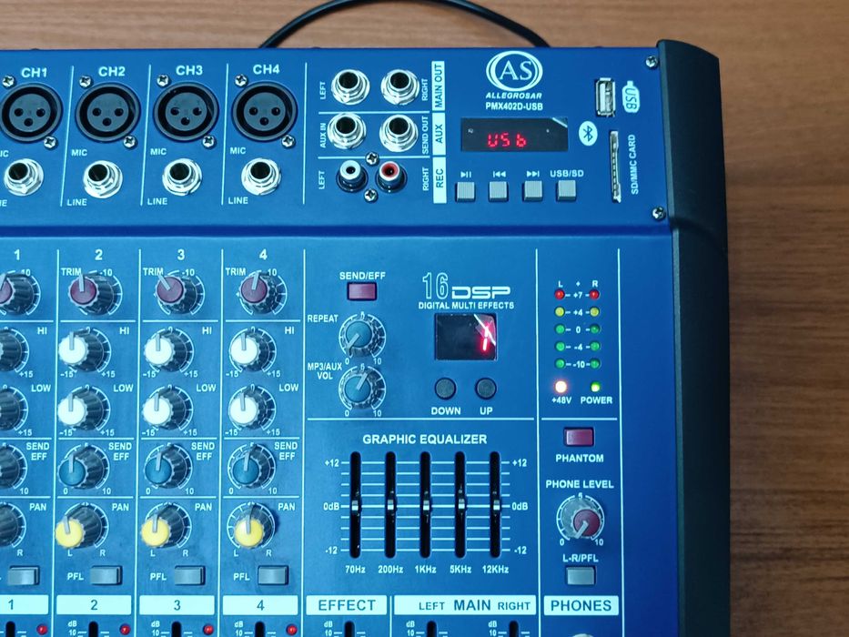 Обмен усилитель 250Вт микшер на колонки S90, S90D.