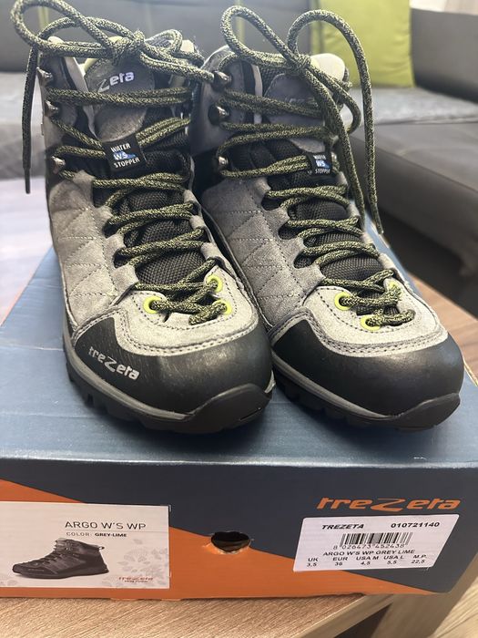 Bocanci Trezeta Argo W’S WP GREY-LIME, marime 36