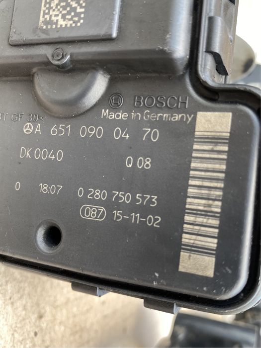 Clapeta acceleratie Mercedes C CLS E GLK ML : 2.2 Euro 5