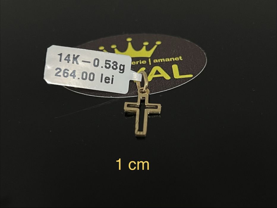Bijuteria Royal CB : Pandant aur nou 14k 0,53gr