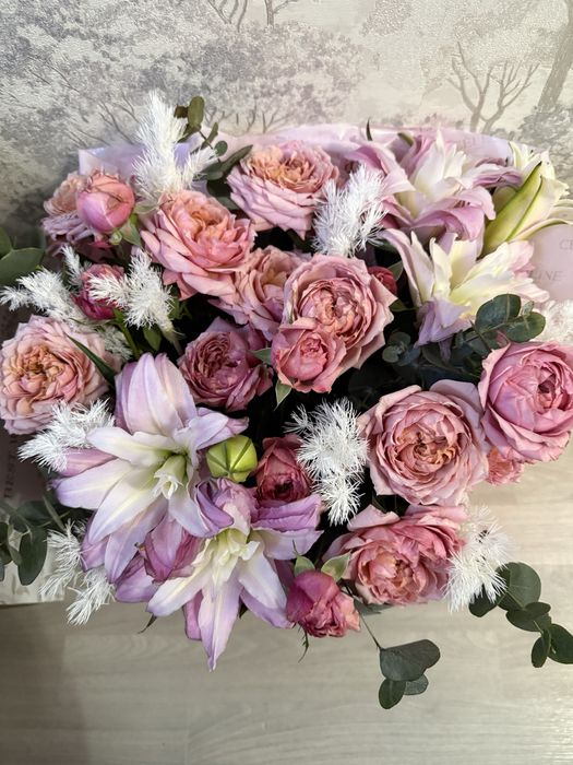 Большой букет цветы