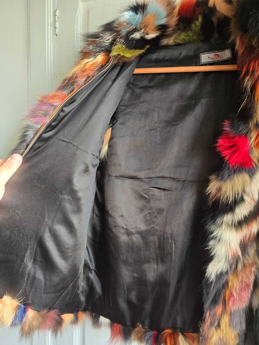 Vestă din Blană de Vulpe Marimea M