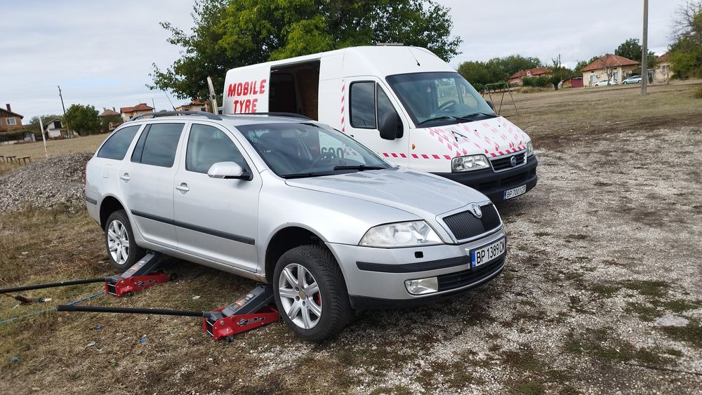 Мобилен сервиз за гуми на място