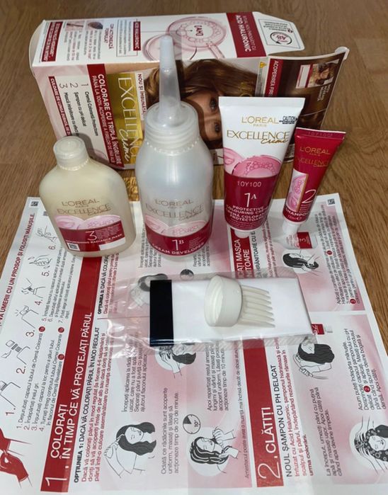 Vopsea de par L'Oreal Paris Excellence Creme - Blond 7 - Nou