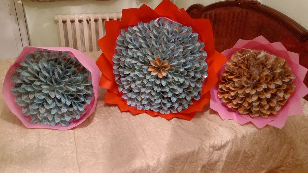 Денежный букеты Акша букеті