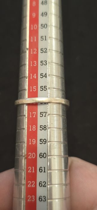 Inel argint rubin natural