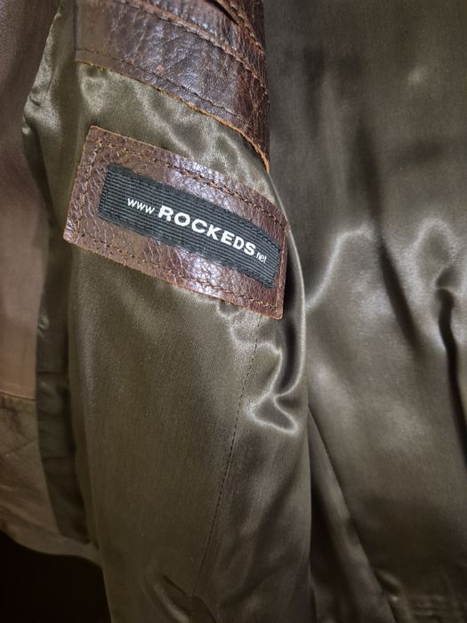 Кожено яке Rockeds, кафяво,  L размер