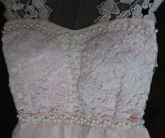 Rochie voal roz pal