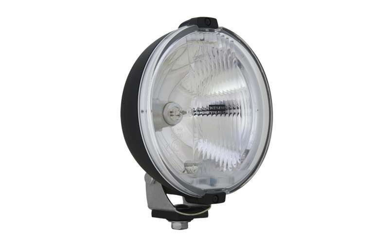 Proiector auto WESEM rotund bec halogen si Angel-Eyes 12V/24V fi 183mm