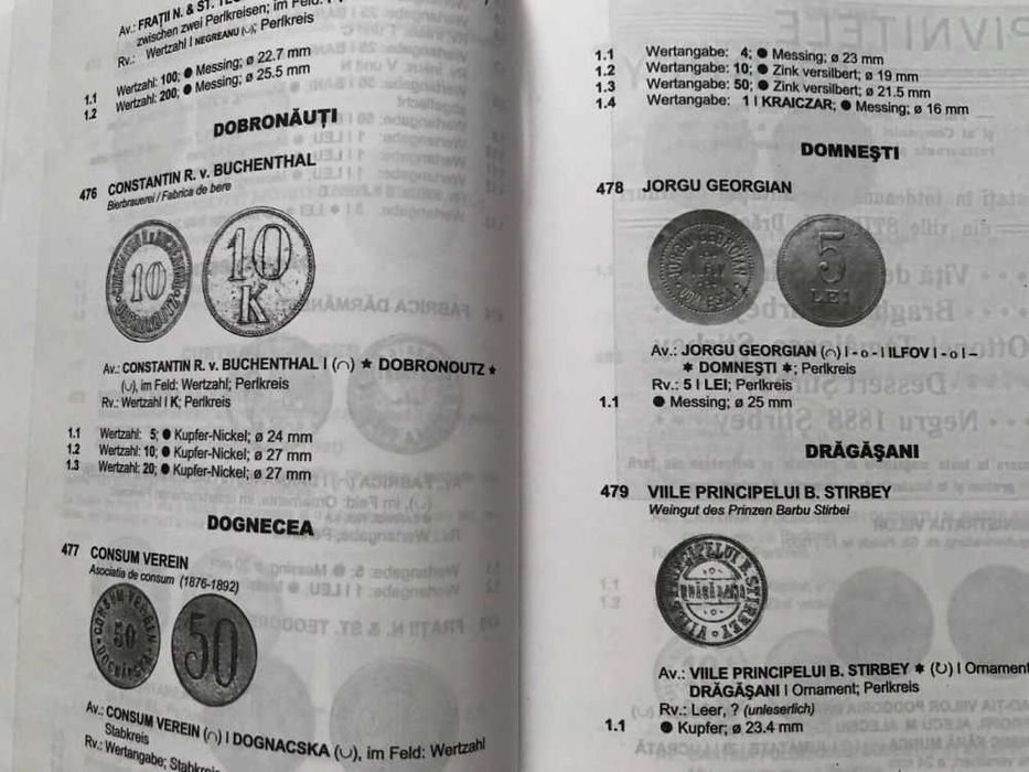 Erwin Schaffer - Jetoane (Semne valorice si marci Romania) [Corvin, 2003, 592 pag., tiraj limitat/numerotat: 48 din 207] numismatica exonumie monede