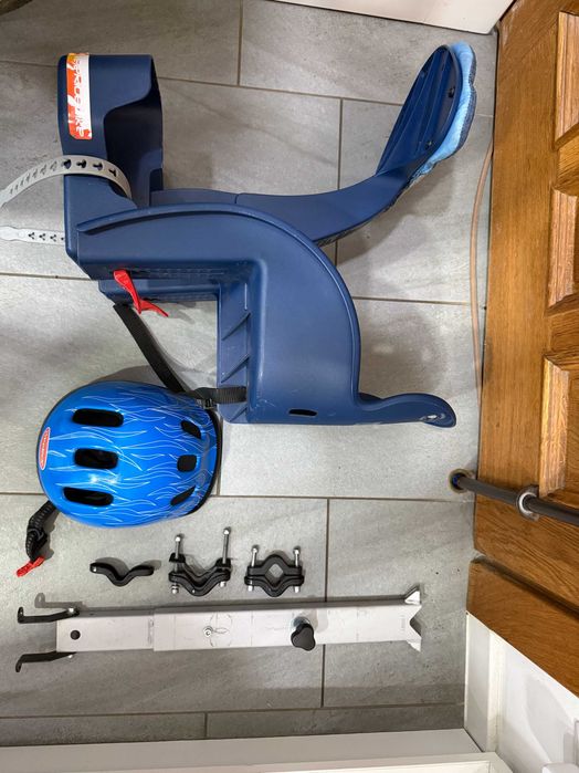 Scaun bicicletă copil WeeRide SafeFront Deluxe (montare centru) + Cască GRATUIT