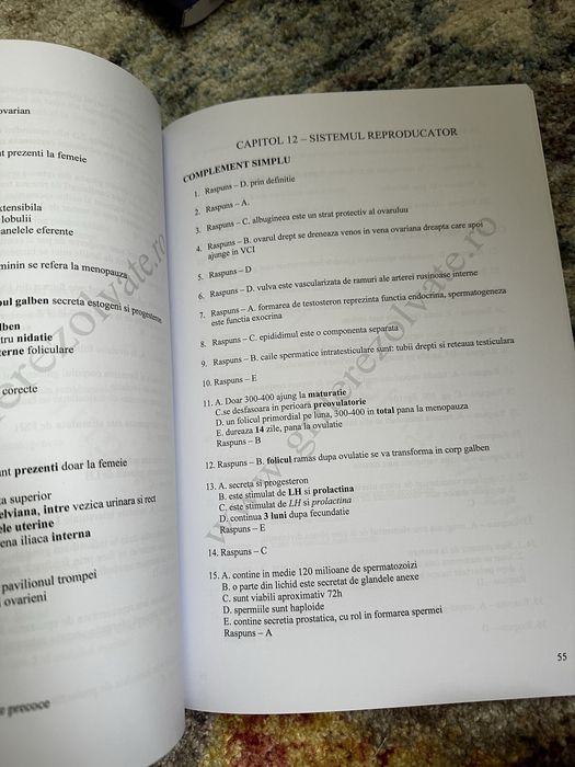 Grile rezolvate biologie medicina UMFCD