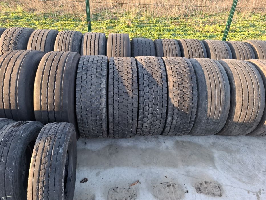 435 50 19.5 ,445 45 19.5 ,385 65 22.5, 385 55 22.5, 315 70 22.5 гуми