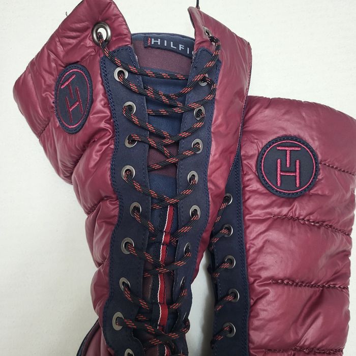 Cizme Tommy noi piele/fâș mărimea 37/38