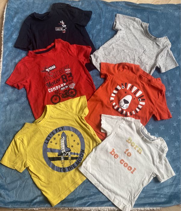 6 бр. тениски за момче Lupilu, размер 86/92