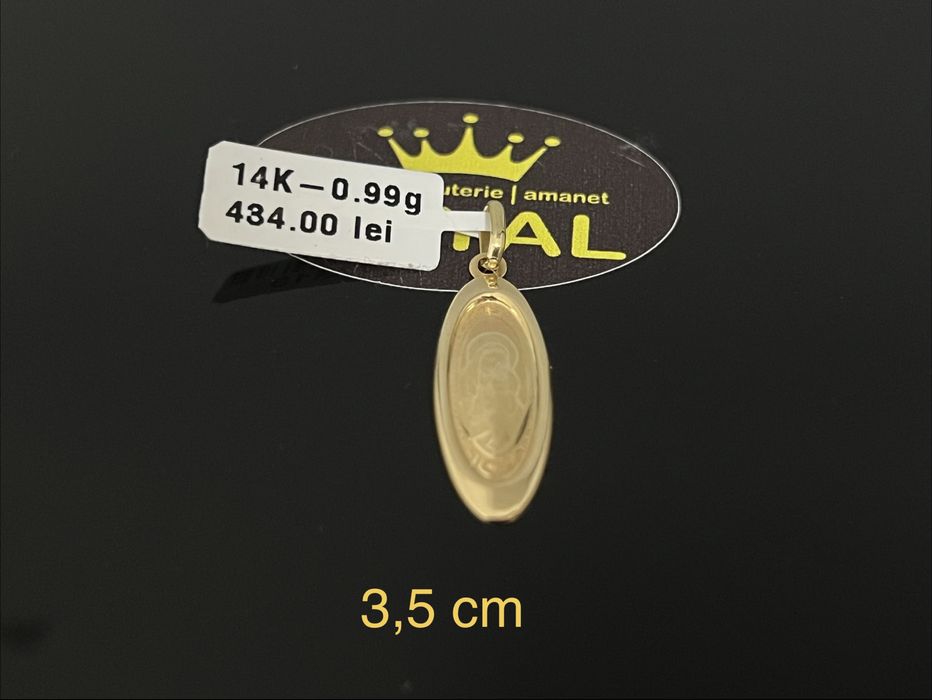 Bijuteria Royal CB: Pandant aur 14k 0,99 gr
