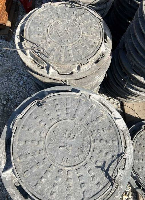 Чугунные канализационные люки тип Т, С, Л оптом и в розницу