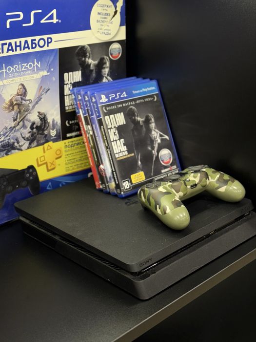 Sony Playstation 4 Slim +игры