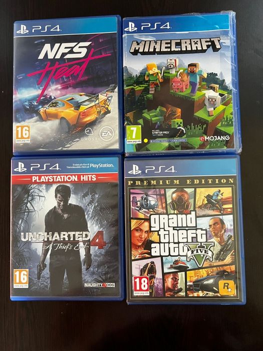 Vând PS 4 pro FARA SUNET DE BOBINĂ  ( vine la pachet cu Minecraft, GTA 5, Uncharted 4 și NFS heat)