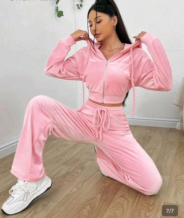 Дамски комплект в розово рр С.