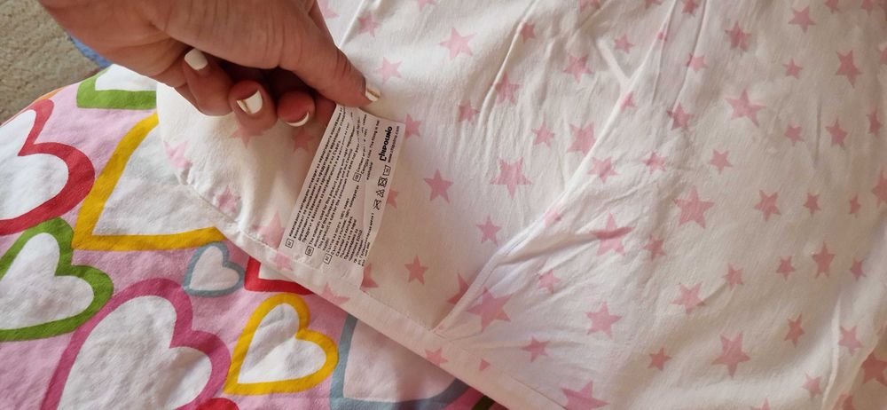 Универсален матрак за количка с възглавница + чаршаф с ластик