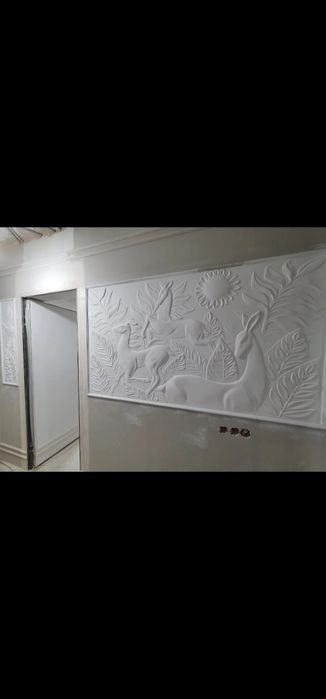 Барельеф. Скульптор. Скала. Эффект камня.