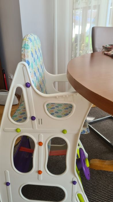 Scaun de luat masa copii 3 în 1