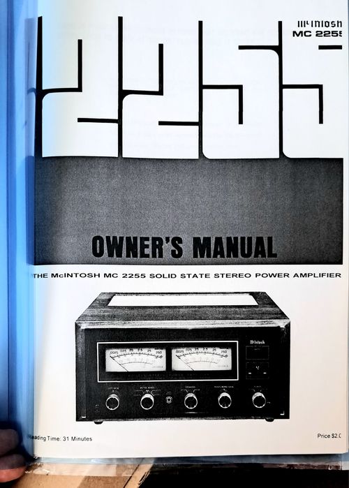 Усилители Mcintosh MC 2255 и C40
