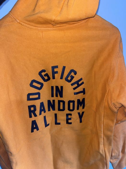 Hanorac portocaliu cu glugă, mărimea S