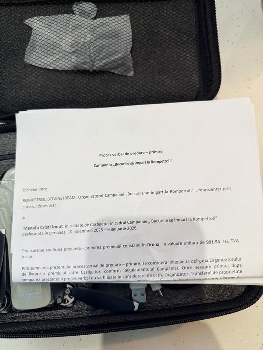 Drona noua, desigilata doar pentru poze