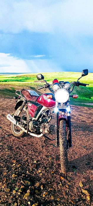 Мото 110 на ходу