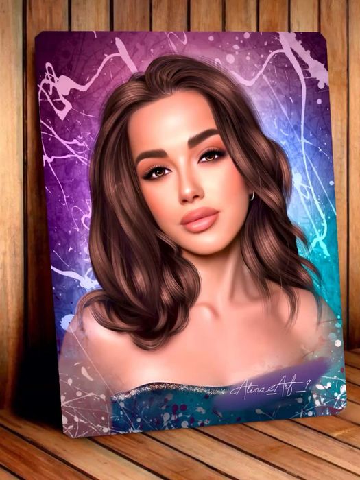 Портрет на холсте