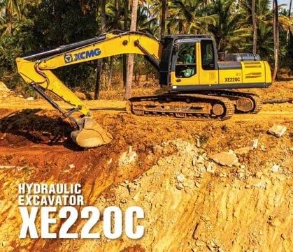 НА складе!  XCMG XE 220 C 1,2 м3 куб
глубина копания: 6680 мм.
высота