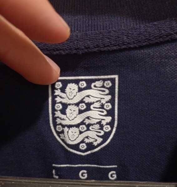 Оригинална фланелка с яка на Англия