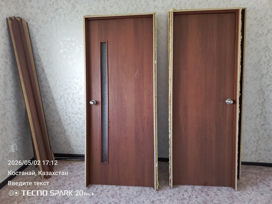 Продам двери от застройщика б/у