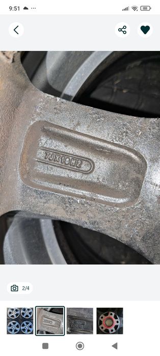 Jante honda mitsubishi nissan duster 5x114,3