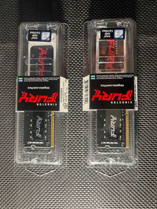 Kit RAM Kingston Fury Impact 16GB 2x8GBDDR4 3200MHz SODIMM Laptop