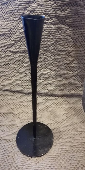 Свещник ковано желязо 20см