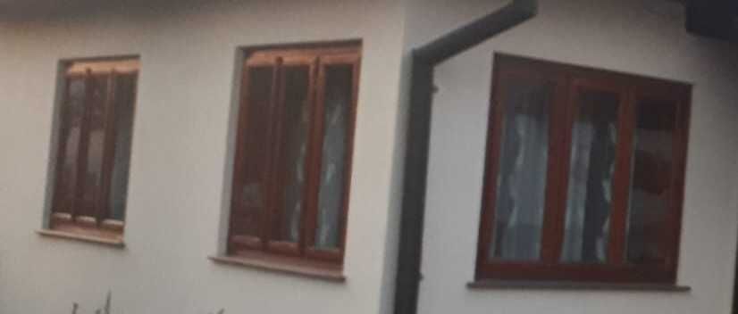 4 FERESTRE TRIPLE din lemn cu geamuri