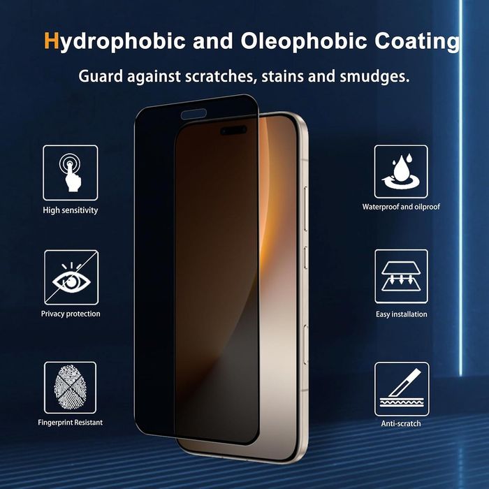 Матов privacy хидрогел протектор за дисплей за honor magic8 pro - anti