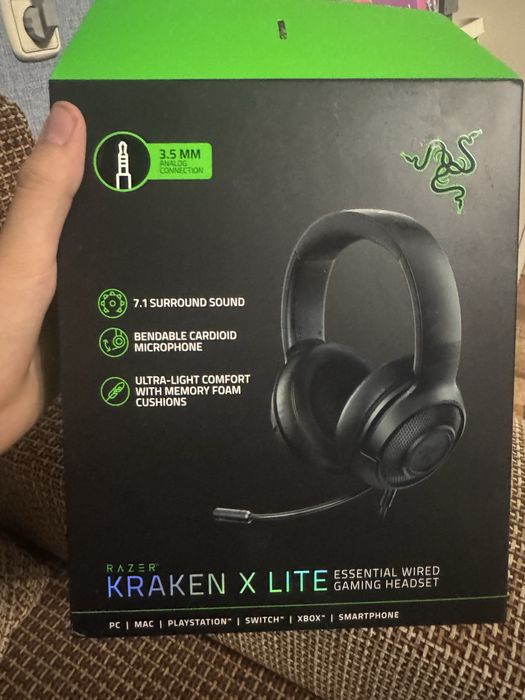 Razer Kraken X Lite – игровая проводная гарнитура