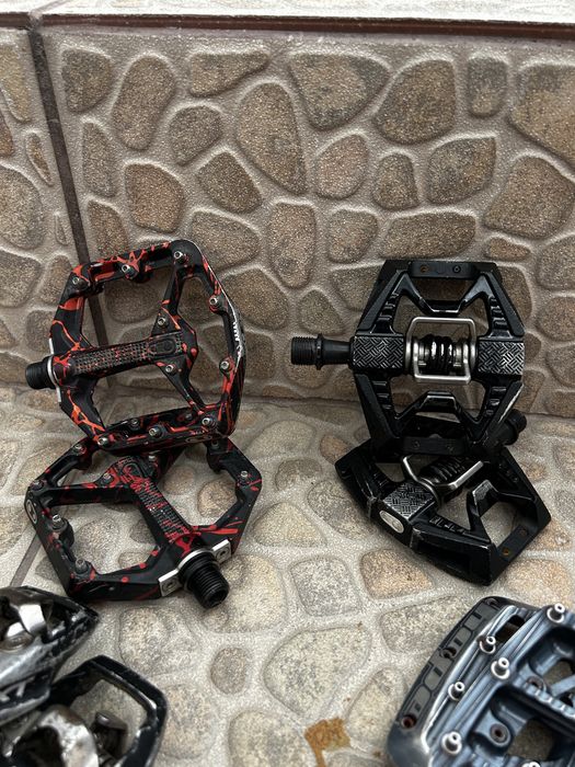 Set Pedale Bicicleta Flat si SPD, Hope, Crankbrothers Stamp 7, Shimano