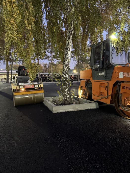 Асфальтирование дворов, ангаров