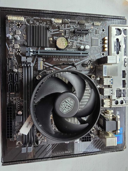 Сборка мать и проц 10100F