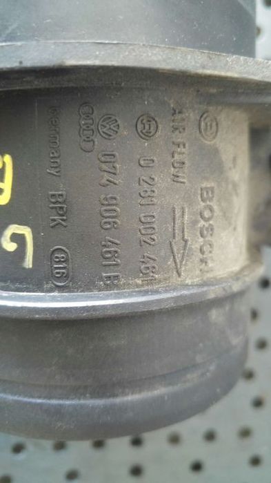 Debitmetru aer 2.0 tdi vw golf 5 plus 5m1 521 0281002461 074906461b