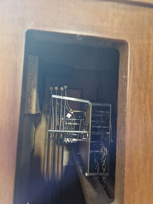 Ceas podea antic lemn masiv