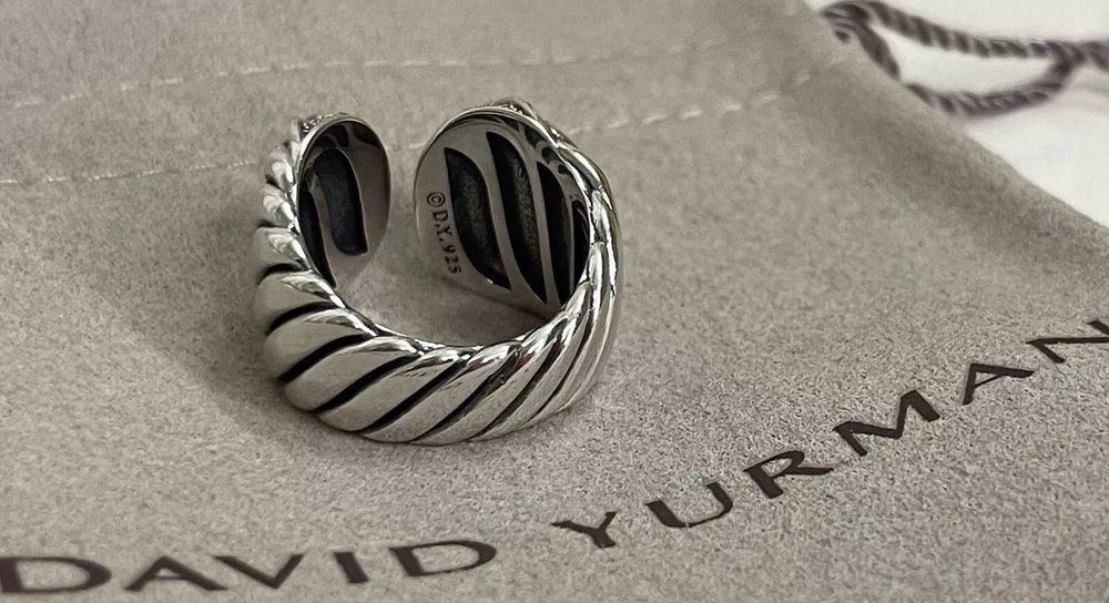 David Yurman оригинален пръстен с диаманти