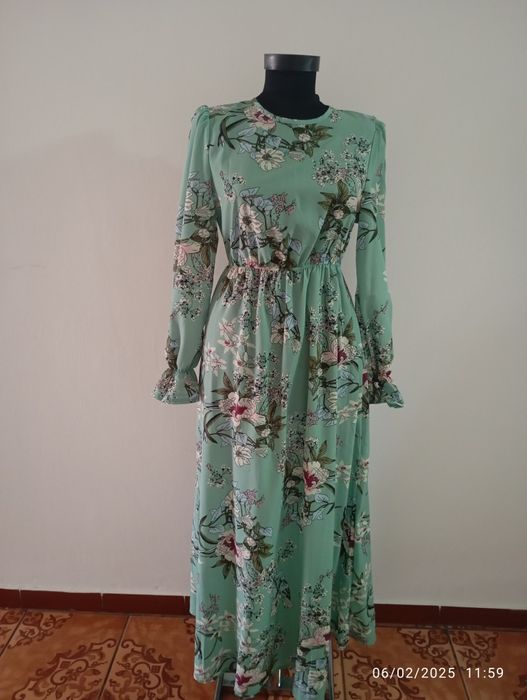 Rochie de vară cu mânecă lungă