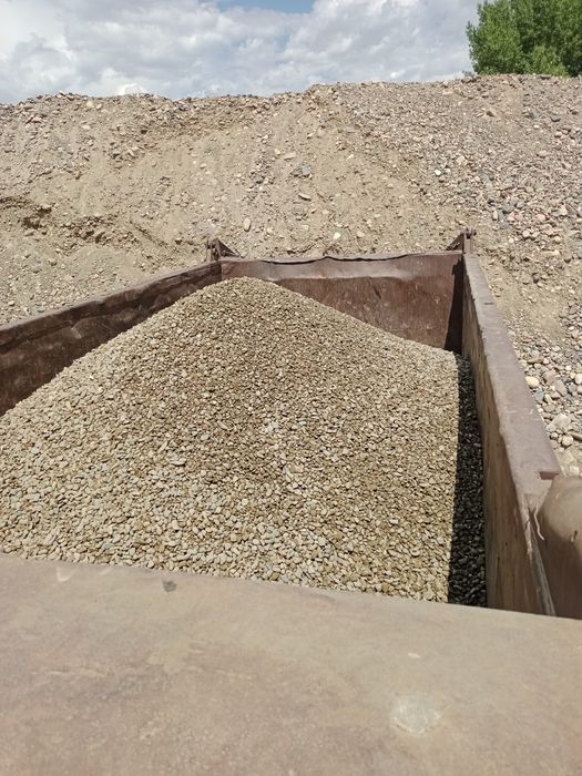 Гравий, щебень, песок