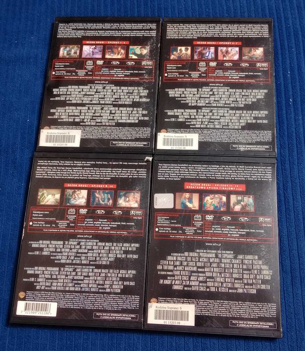 The Sopranos Season 2 2000 4 x DVD sezon complet